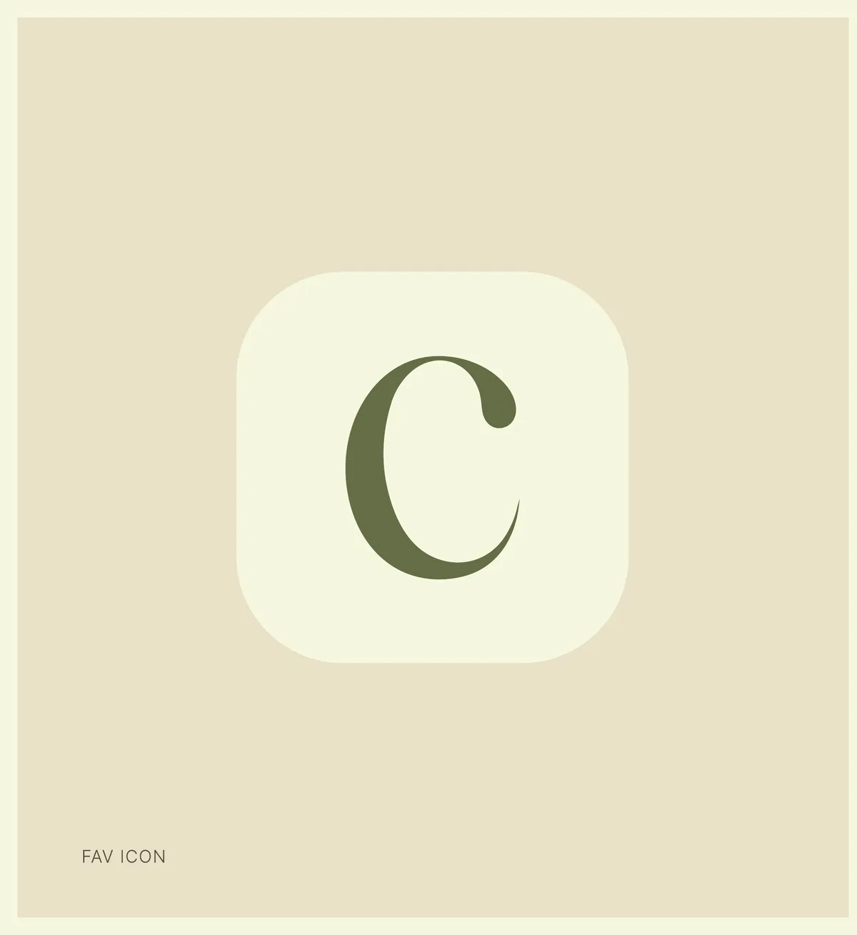 Carien favicon built from the C submark for digital environments