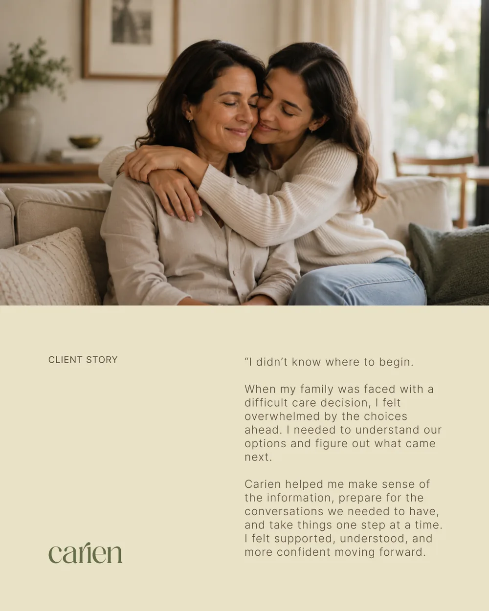 Carien reusable social media templates, layout 1
